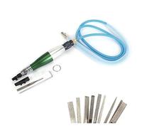 Air Hammer, Ultrasonic Pneumatic Air Micro Reciprocating Oscillating File Grinder Pneumatic Air Pencil Die for Mould Polishing(Set 1)