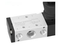 Air Hand Lever Operated 4H210-08 Manual Hand Lever Operated Valve 4-Way 2-Position Hydraulic Directional Control for System(4H210-08 PC12-02)