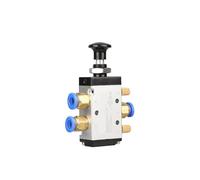 Air Hand Lever Operated Manual 4R210-08 Valve 2 Way 5 Position Push and Pull Pneumatic Switch of Directional 4R310-10 3R310-10(10mm)