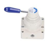 AIR Hand Valve Rotary Lever 2 Position 4 Way Pneumatic Flow Control Switch Accessory for Automatic Production Industrial Equipment (4HV310-10)