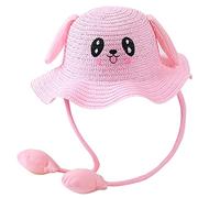 Air Hats Sunhat Ears Rabbit Children Caps Summer Straw with Moving Baby Bag Kids Hats & Caps Kids Team Hats