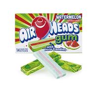 Air Heads Watermelon With Micro Candies Sugarfree Chewing Gum 14 Stick Pack Box Of 12