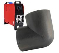 Air Heating Hose, L-shaped Angle Car and Motorhome Accessories, Air Duct for Motorhome Auxiliary Heater, for Outdoor, Long Distance and Winter Transport, Road Trips, Holidays, Camping