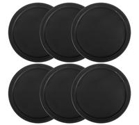 Air Hockey Pucks, 6 Pack Full Size Replacement Pucks, 3 1/4 Inches Diameter, Plastic Material For Game Tables Equipment Accessories