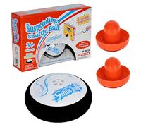 Air Hockey Pucks with 2 Red Air Hockey Pushers Plastic Electric Floating Table for Kids Adult Table Top for