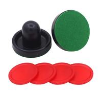 Air Hockey Pusher and Paddles Replacement Pucks for Game Table Equipment Pucks Set Paddles Set