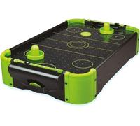 Air Hockey Table Neon Compact 2-Player 20 inch Tabletop Wooden Portable Table Game Perfect for Family Fun