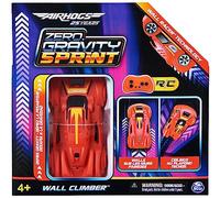 Air Hogs, Zero Gravity Sprint Wall Climber, USB-C Rechargeable Wall Racer, Red Indoor RC Car, Over 10.2cm, Kids’ Toys for Ages 4 and up