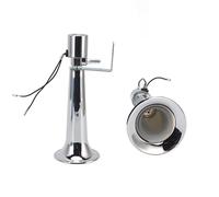 Air Horn, Air Horns Universal Car Air Horn Super Loud 180DB Single Trumpet Truck Air Horn for Vehicles Trains Boats DC 12-24V (Electroplated Colors)