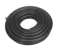 Air Hose 10m x Ø10mm with 1/4"BSP Unions Heavy-Duty - Sealey AH10RX/38 New