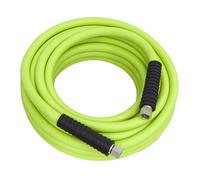 Air Hose 10m x Ø8mm Hybrid High-Visibility with 1/4"BSP Unions - Sealey AHHC10G