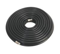 Air Hose 20m x Ø10mm with 1/4"BSP Unions Heavy-Duty - Sealey AH20RX/38 New