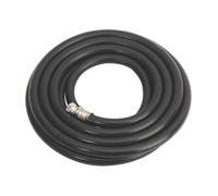 Air Hose 5m x Ø10mm with 1/4"BSP Unions Heavy-Duty - Sealey AH5RX/38 New