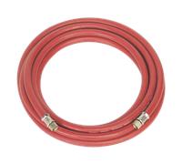 Air Hose 5m x Ø8mm with 1/4"BSP Unions - Sealey AHC5 New