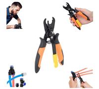 Air Hose Connector Removal Tool, Push to Connect Fittings Air Line Disconnect Tool Kit, Airline Removal Tools Quick Connect Hose Fitting, for Removing Push-Fit Pneumatic Fittings 1/4”, 5/16”