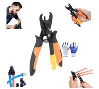 Air Hose Connector Removal Tool, Push to Connect Fittings Air Line Disconnect Tool Kit, Airline Removal Tools Quick Connect Hose Fitting, for Removing Push-Fit Pneumatic Fittings 1/4”, 5/16”