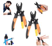 Air Hose Connector Removal Tool, Push to Connect Fittings Air Line Disconnect Tool Kit, Airline Removal Tools Quick Connect Hose Fitting, for Removing Push-Fit Pneumatic Fittings 1/4”, 5/16”