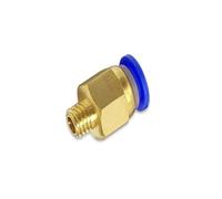 Air Hose Fittings 10/50/100pcs Pneumatic Fitting Quick Air Connectors M5 M6 M8 M10 M12 M14 M16 M20 Male Thread Pipe Push in(PC10-M10x1.5,50 PCS)
