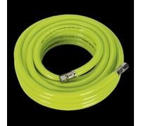 Sealey AHFC1038 Air Hose High-Visibility 10M X Ø10Mm With 1/4inBsp Unions