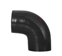Air Hose Pipe 90 Degree 38MM-102MM Inner Dia Elbow Hose Silicone Tubing Hose Connector Intercooler Tube for Air Turbo Intake Pipe(51-63mm ID Black)