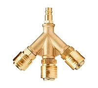 Air Hose Quick Release Distributor, Quick Coupling for Compressed Air - Industrial Coupling Fittings Compact Tight for Pneumatic Tools