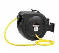 Air Hose Reel 9.5mm Dia x 15m Pivot Wall Mounting Bracket - 1/4" BSP Inlet