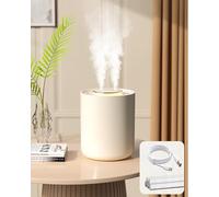 Air Humidifier for Bedroom Baby with Night Light, 1500ML and 1800mAh Rechargeable Humidifiers for Plants,9H Auto Shut-Off, 3 Mist Modes, Super Quiet