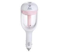 Air Humidifier - Mini Aromatherapy Diffuser, Portable Car Oil Diffuser | 6.49x2.36 inches Ultrasonic Mist Device, Compact Freshener Purifier, Assential Combo, Travel Auto Interior