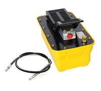 Air Hydraulic Pump, Air Hydraulic Foot Pedal Jack Pump, 10000 Psi 0.75-0.95/Lmin Fluid Pump, Pneumatic 2.3l Bead Breaker Tool with Air Hose, Hydraulic Bead Breaker for Auto Repair