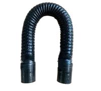 Air Intake Boot Hose Universal ID 30-100 Mm Long 400 Mm Flexible Hose Automobile Air Intake Hose Automobile Engine Intake Pipe Car Air Intakes(Black,ID 38mm)