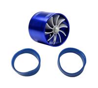 Air Intake Filter 1pcs Automotive Turbocharged Single Wheel Naturally Aspirated Engine Power Intake Plus Accessories Universal Type Air Intake Hose Pipe(Blue)