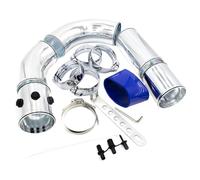 Air Intake Filter 76mm Aluminium Air Filter Turbo Intake Intercooler Piping Cold/Hot Pipe Multifunctional Air Intake Combination Kit Intake Breather Pipe