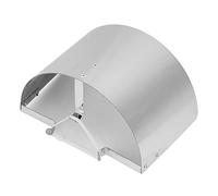 Air Intake Filter Cover Stainless Steel Heat Sheild Cover with Fixed Bracket Cone Air Filter Heat Shield Wrap for 2.5in-3.5in Diameter Conical or Cylindrical Air Intakes(Silver)