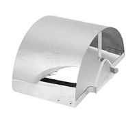 Air Intake Filter Cover with Heat Shield 2.5-3.5in (Silver)