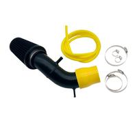 Air Intake Filter For Abarth 500 595 695 Air Intake High Flow Feed System In Airbox Position Replacement Performance Parts Air Intake Kit Air Intake Hose(Yellow Silicone Hose)