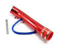 Air Intake Filter Universal Air Intake Pipe Turbo For 3inch Cold Air Inlet 76mm Rubber Hose Filter Induction Car Modification Kit Intake Hose Pipe(Red)