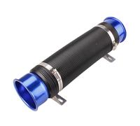 Air Intake Flexible Pipe Hose Universal Car Cold Air Turbo Intake Inlet 76MM Pipe Adjustable Flexible Duct Tube Hose Cold Feed Duct Pipe RS-BOV090(Blue)