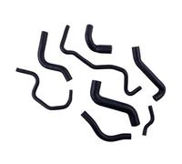 Air Intake for A3 S3 TT MK1 1.8T 225ps AMU APX BAM BEA Silicone Coolant Radiator Hose Pipe Kit 2000-2006 Intake Hose Pipe(Matt Black)