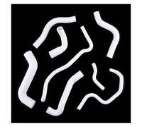 Air Intake for A3 S3 TT MK1 1.8T 225ps AMU APX BAM BEA Silicone Coolant Radiator Hose Pipe Kit 2000-2006 Intake Hose Pipe(White)