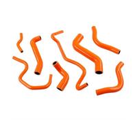 Air Intake for A3 S3 TT MK1 1.8T 225ps AMU APX BAM BEA Silicone Coolant Radiator Hose Pipe Kit 2000-2006 Intake Hose Pipe(Orange)