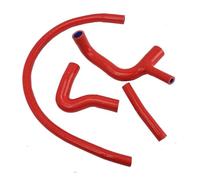 Air Intake for Austin/for Rover for MINI for Cooper S/1275 GT for Clubman -1989 (4Pcs) Silicone Radiator Hose Intake Hose Pipe(Red)