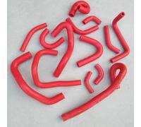 Air Intake for Nissan for Skyline R32 R33 R34 for GTR RB RB26DETT Silicone Radiator Hose Kit Intake Hose Pipe(Orange)