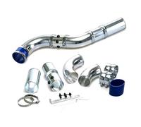 Air intake hose 3" 76mm Universal Air Intake Pipe Aluminum Alloy Kit Turbo Direct Cold Filter Injection System