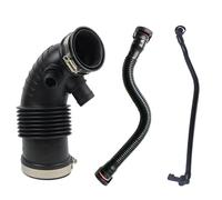 Air Intake Hose Pipe 11157608144 11157614690 13717597586 For BMW F20 F21 F30 Air Duct Filtered Pipe Air Intake Hose With Steel Ring Car Air Intake Hose(1Set)