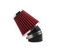 Air Intake Hose Pipe 48mm Motorcycle Sport Cold Air Intake Filter Modification Universal Carburetor Scooter Accessories Air Mushroom Cleaner Filters(Red)