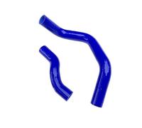 Air Intake Hose Pipe for Nissan for Silvia for 200SX for 240SX S13 S14 S15 SR20DET (2PCS) Silicone Radiator Hose Kit(K8-123 Blue)