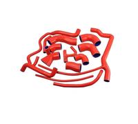 Air Intake Hose Pipe For VW For Corrado G60 1.8L For Jetta For Golf Mk2 G60 1988-1993 1.8L PG W/o Supercharger Silicone Radiator Heater Coolant Hose Kit(Red)