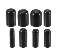 Air Intake Hose Pipe Silicone Coolant Cap Intake Vacuum Hose End Plug for Heater Bypass Water Port Black 6mm ID to 40mm Car Breather Pipe