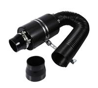Air Intake Hose Pipe Tube 3" Universal Car Carbon Fibre Cold Air Filter Feed Enclosed Intake Induction Pipe Hose Kit