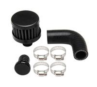Air Intake Hose Pipe Tube Universal Automobile Car Racing Aluminum 3" 76mm Air Intake Turbo Induction Pipe Tube Kit With Air Filter(Black)